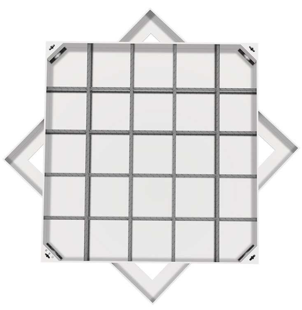 正安不锈钢方井展示